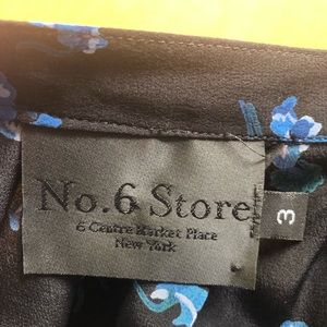 Flowered Rayon no.6 dress with tie back